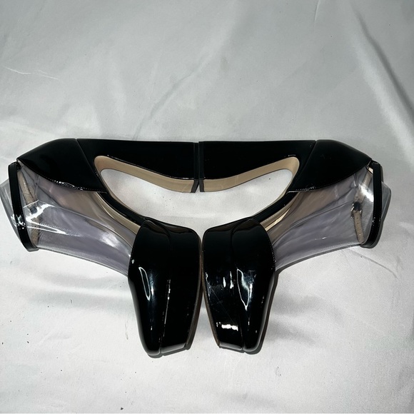 Jessica Simpson Black Patent Leather Platform Pumps - Picture 12 of 13